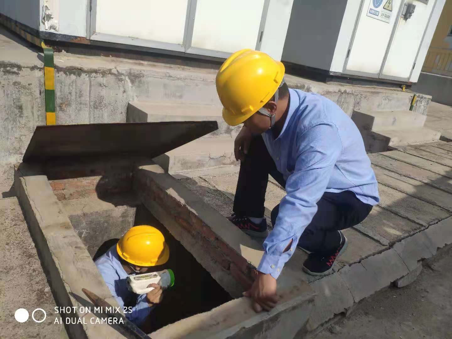 【水發(fā)能源】繃緊防汛弦，筑牢安全堤——中穆電站開展防汛專項檢查1.jpg